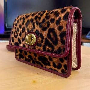 Mini Coach Crossbody in Leopard fur and Leather. 💕